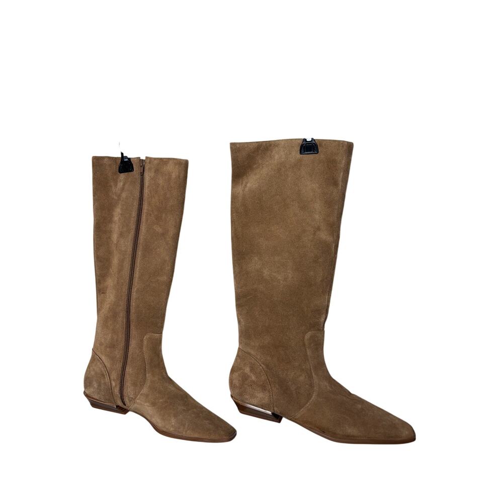 Gianni Bini Dejon Tan Suede Knee High Boots - Women's 9M - Picture 3 of 9